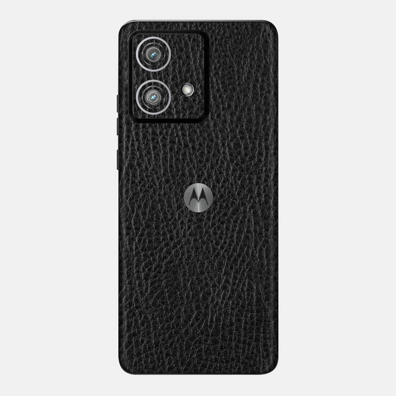 Black Leather Glass Back