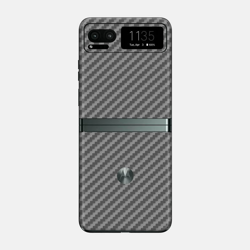 Carbon Fibre Grey Glass Back