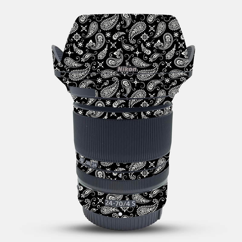 Black Paisley Full Body