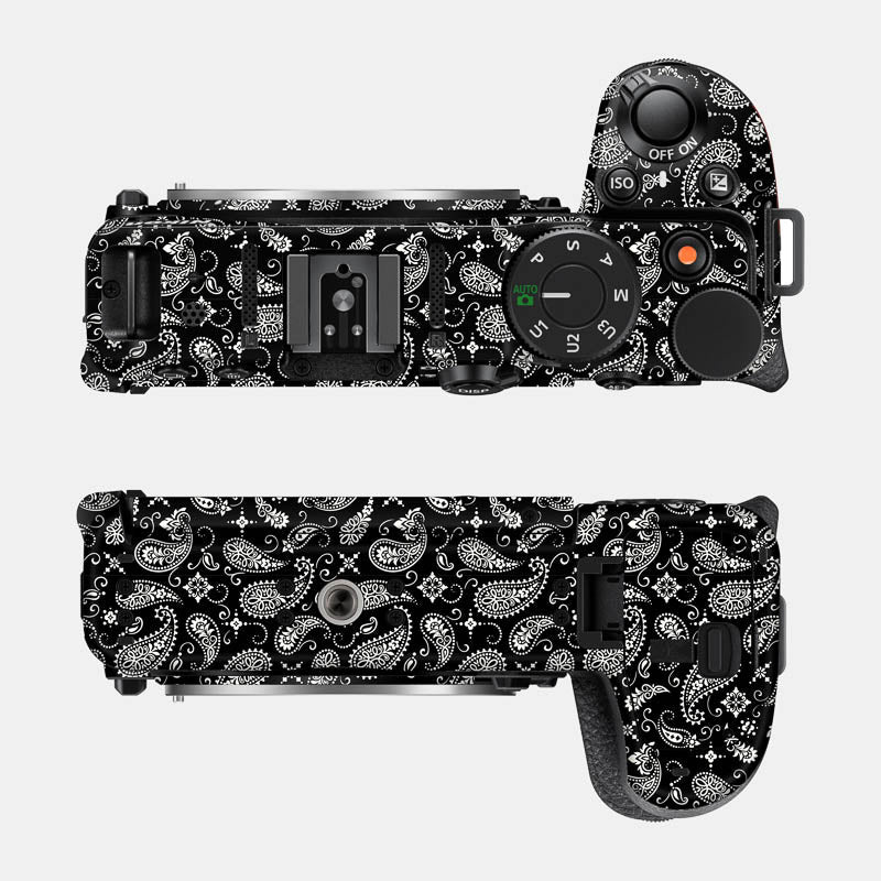 Black Paisley Full Body