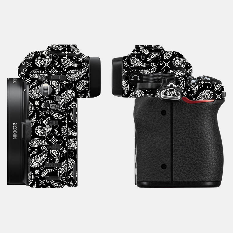 Black Paisley Full Body