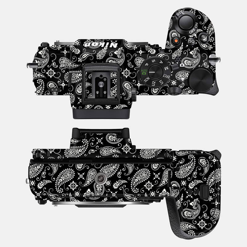 Black Paisley Full Body