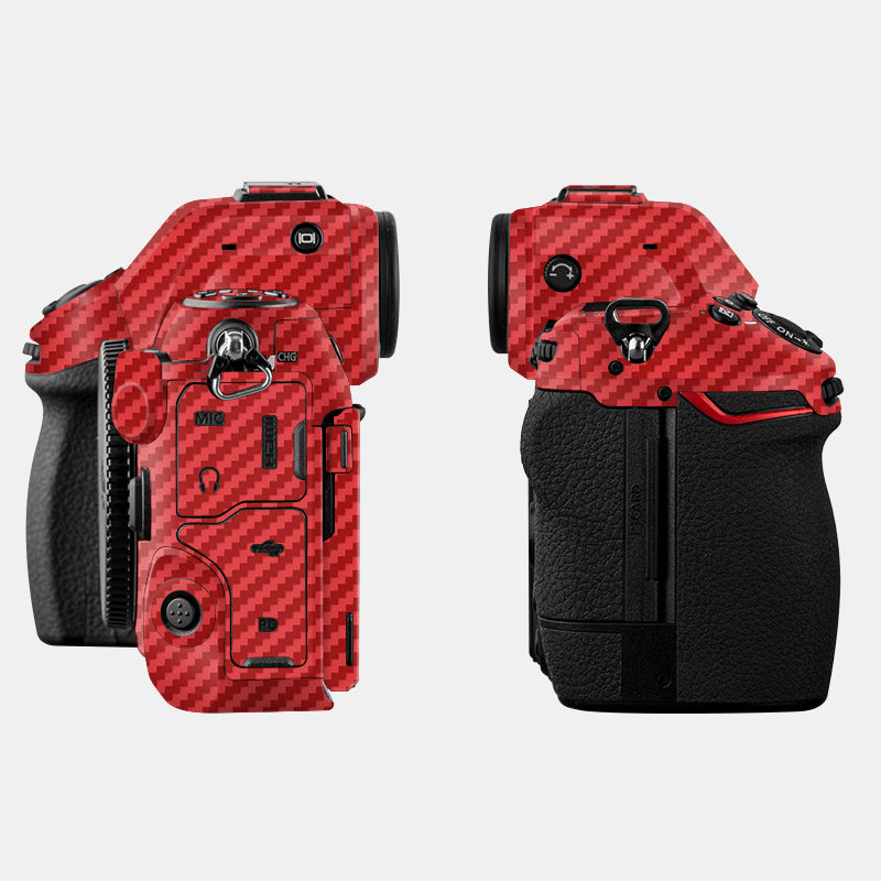 Carbon Fibre Red Full Body