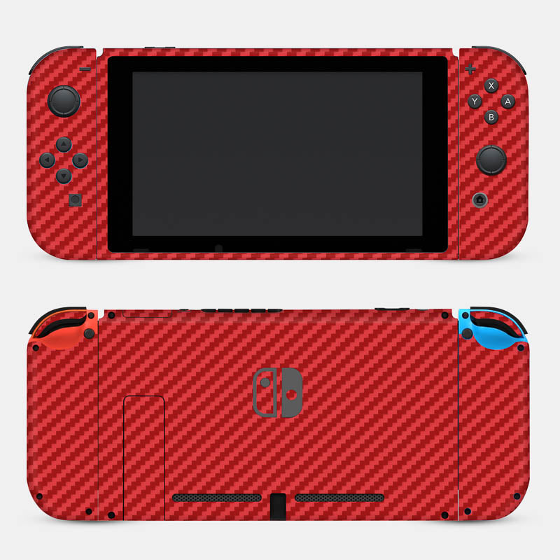 Carbon Fibre Red Full Body