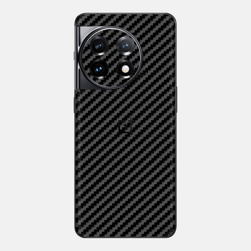 Carbon Fibre Black Glass Back