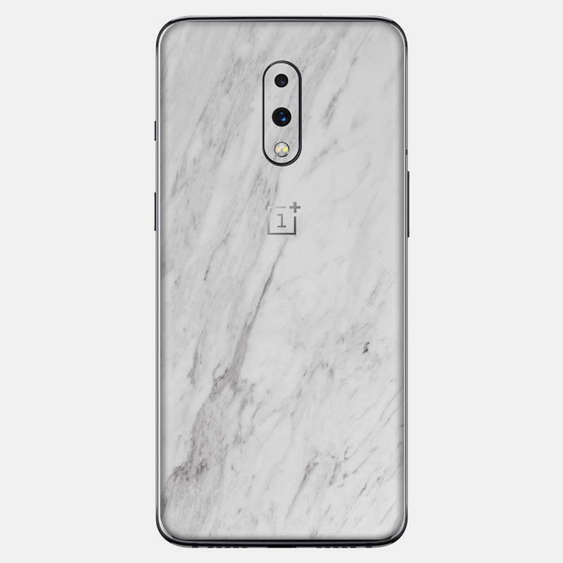 White Marble Glass Back