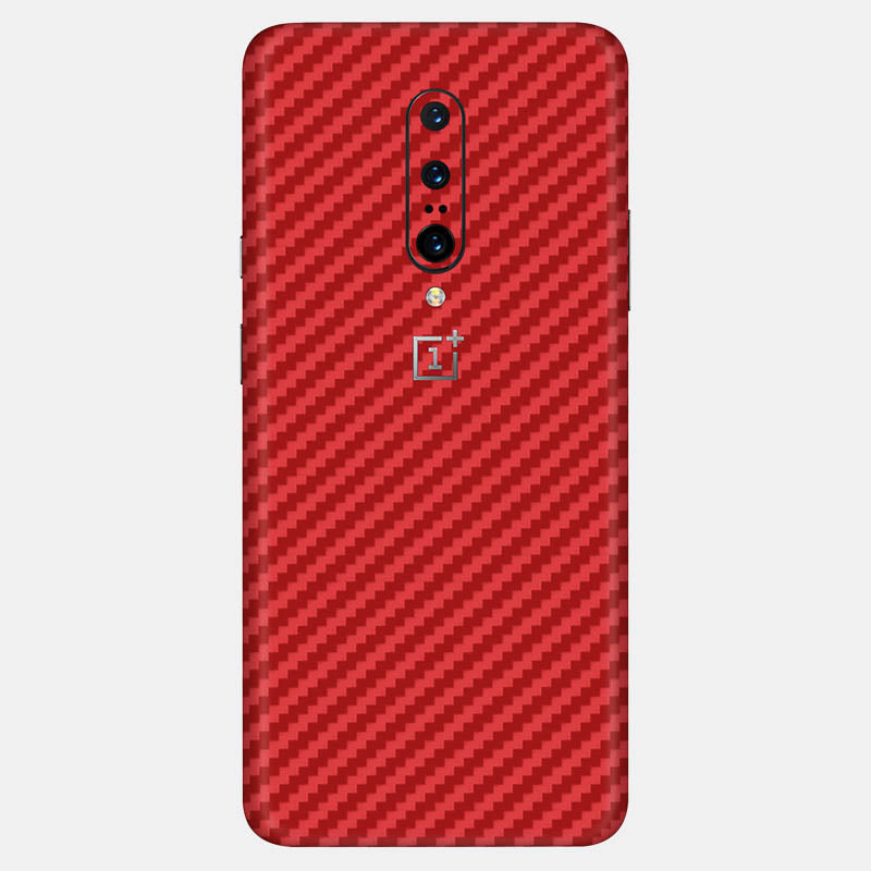 Carbon Fibre Red Full Back