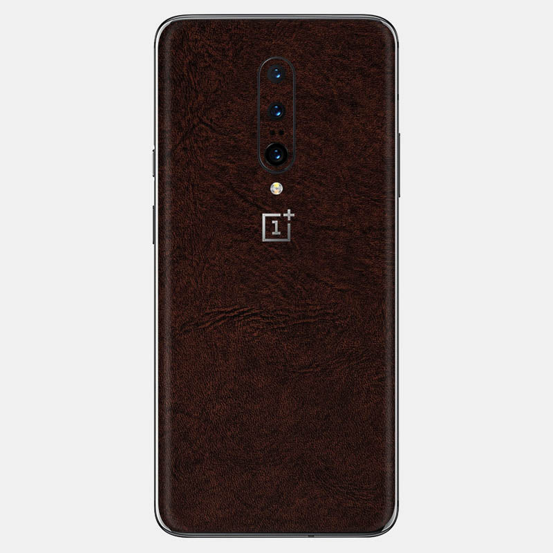 Brown Leather Glass Back