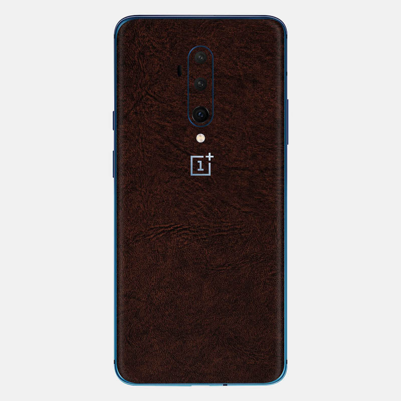 Brown Leather Glass Back