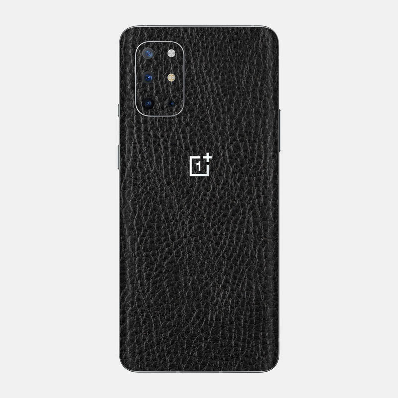 Black Leather Glass Back
