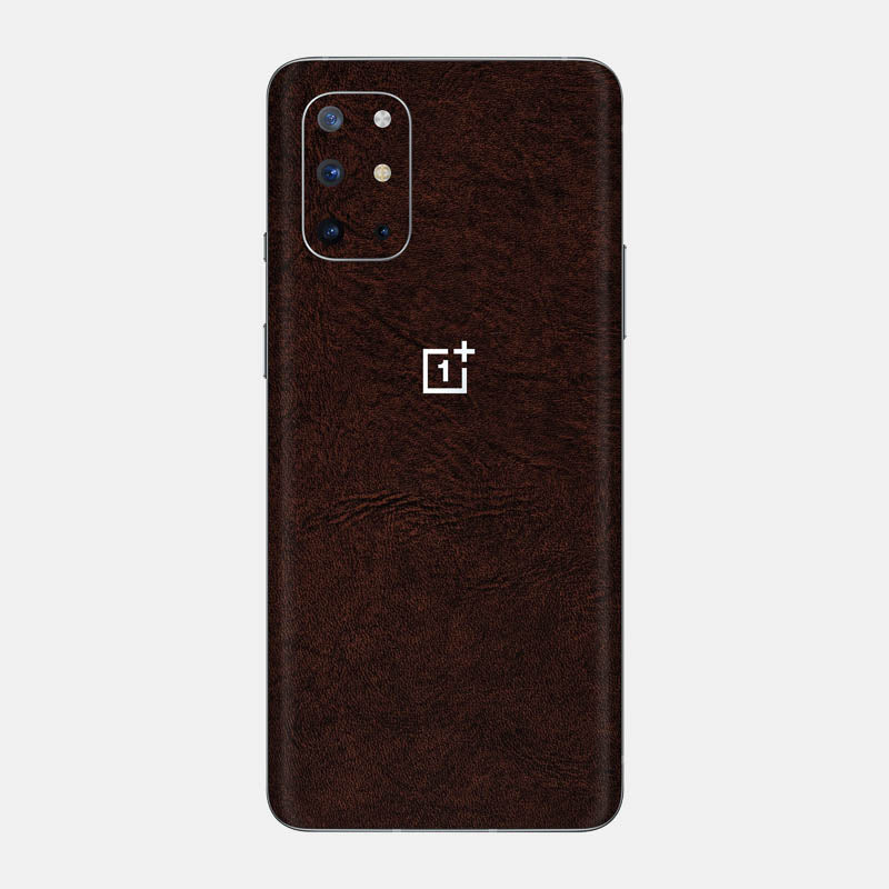 Brown Leather Glass Back