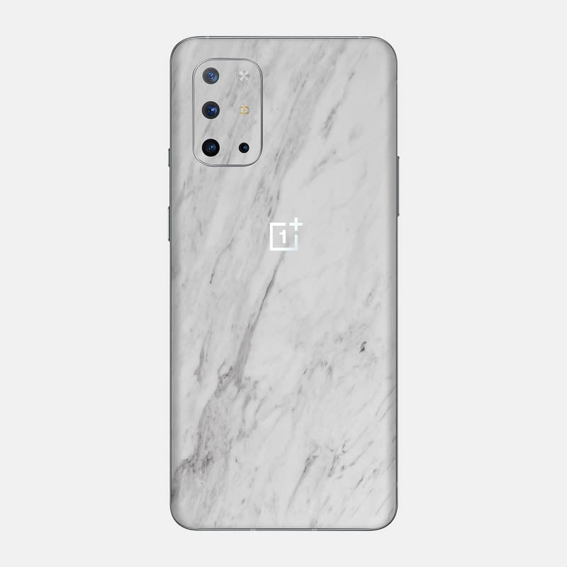 White Marble Glass Back