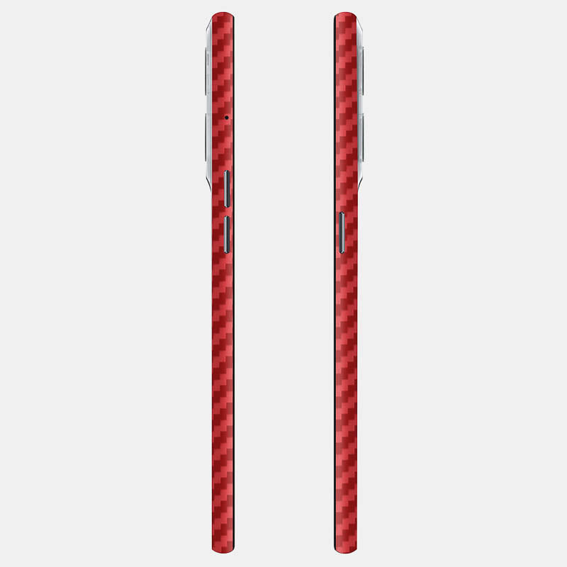 Carbon Fibre Red Full Back