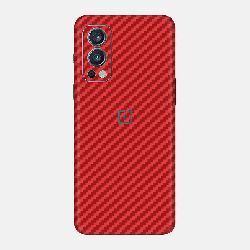 Carbon Fibre Red Full Back