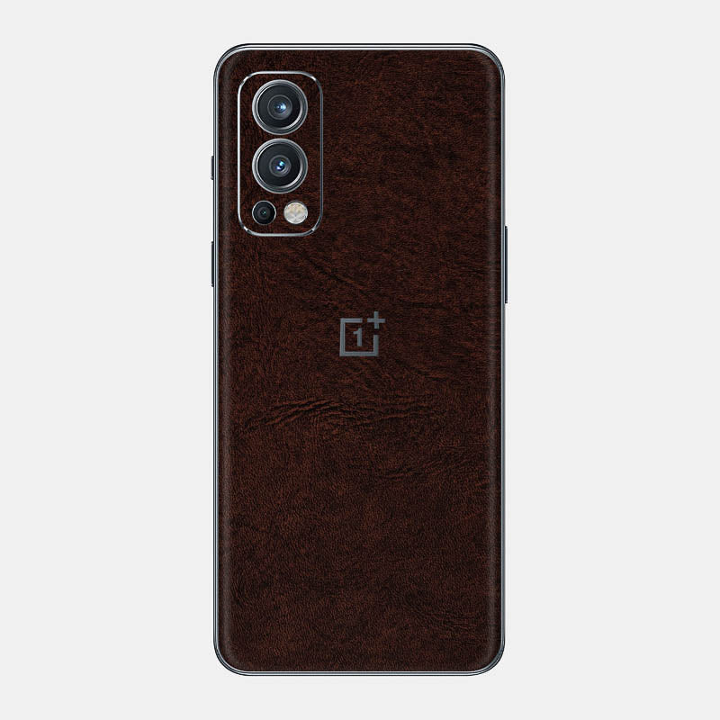 Brown Leather Glass Back