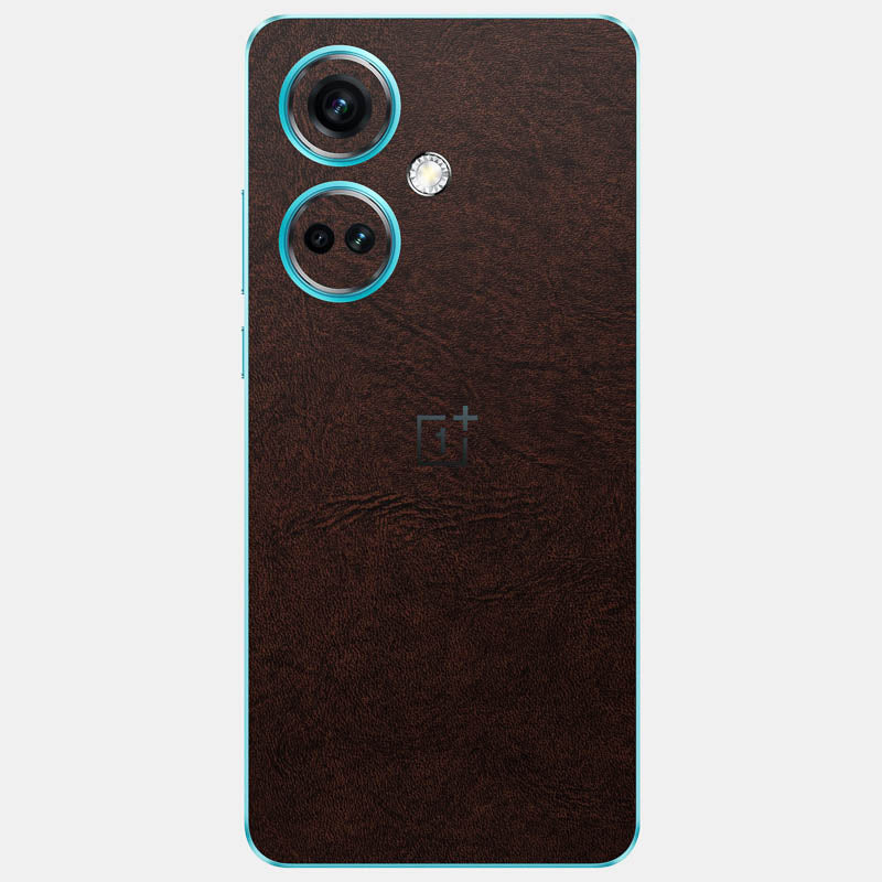 Brown Leather Glass Back