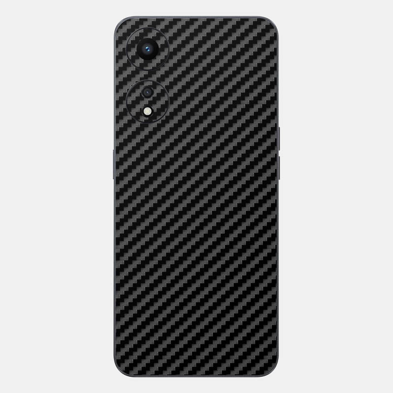 Carbon Fibre Black Glass Back