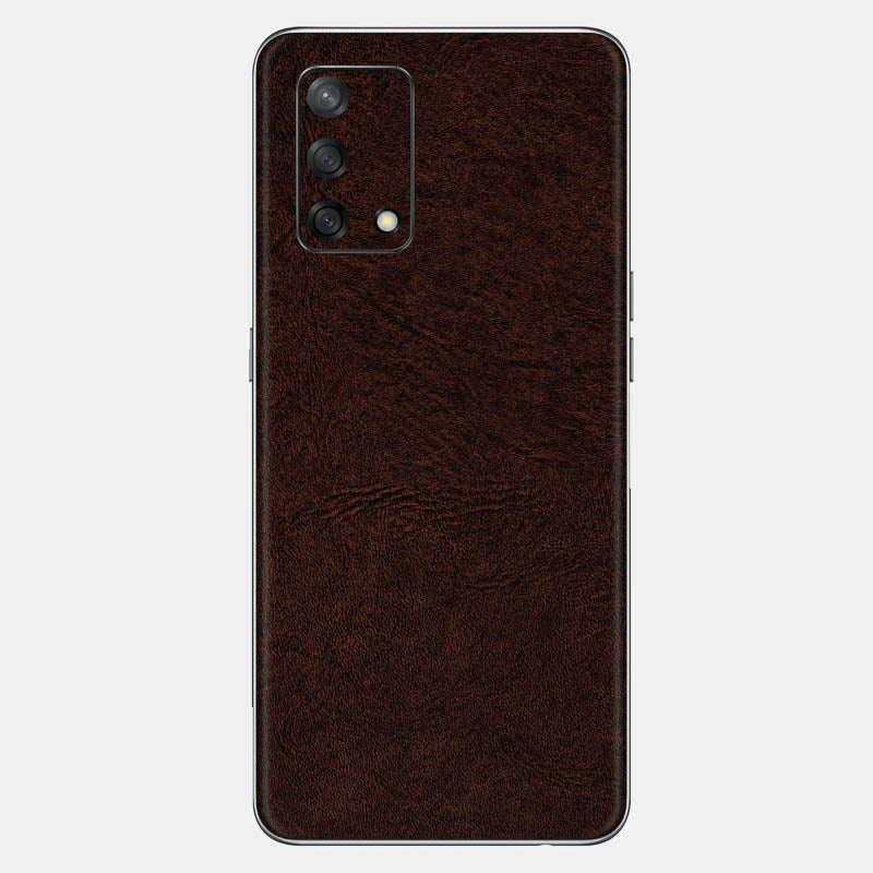 Brown Leather Glass Back