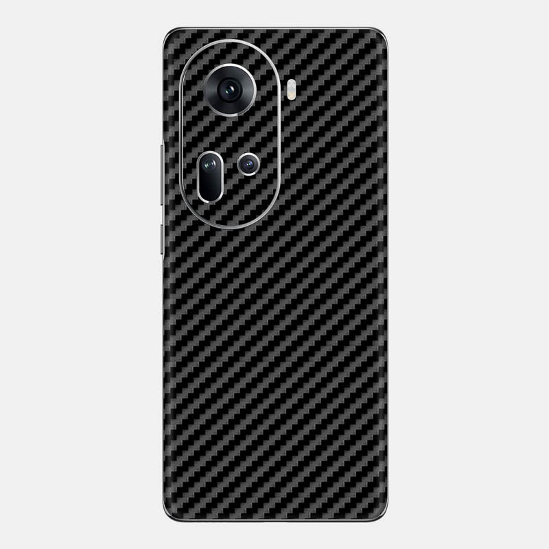 Carbon Fibre Black Glass Back