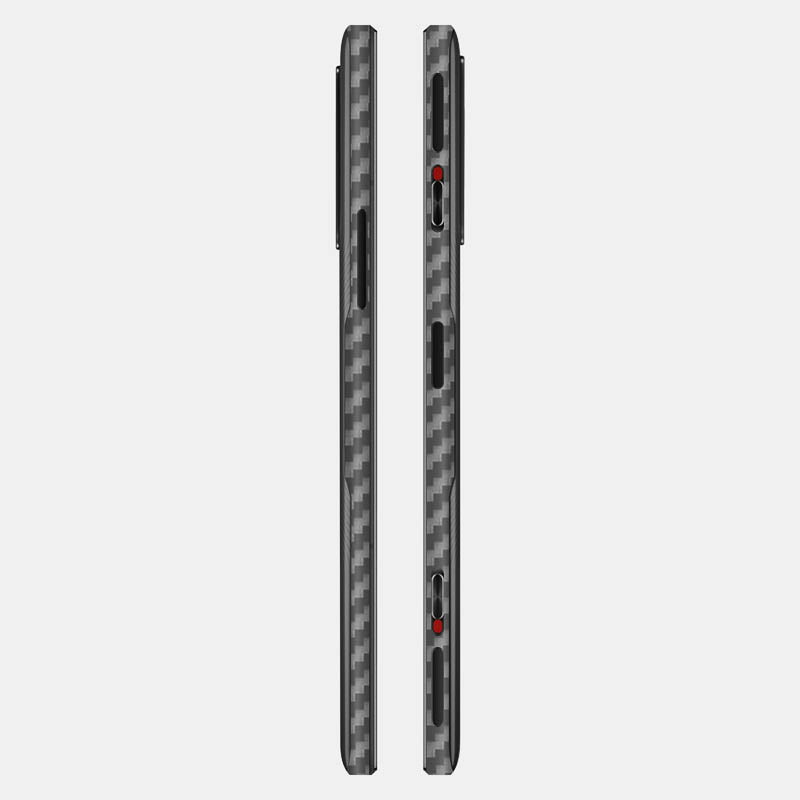 Carbon Fibre Grey Glass Back