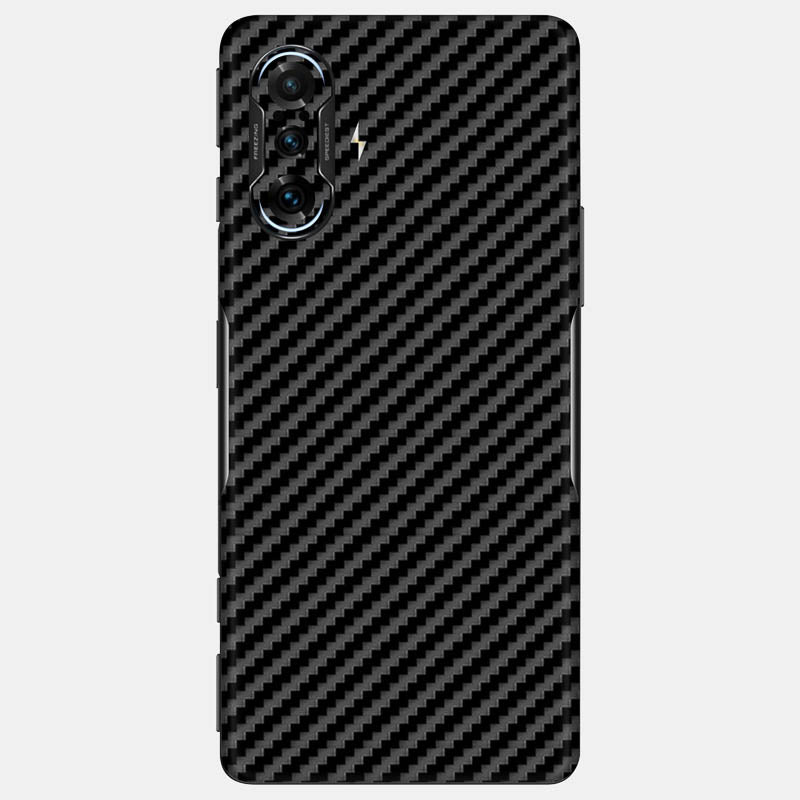 Carbon Fibre Black Glass Back