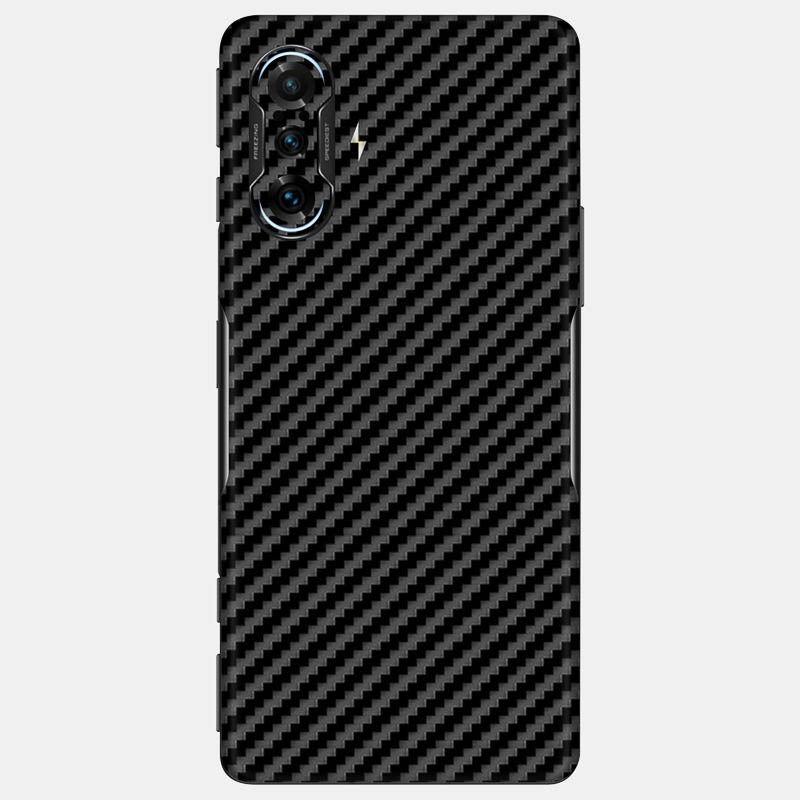 Carbon Fibre Black Glass Back