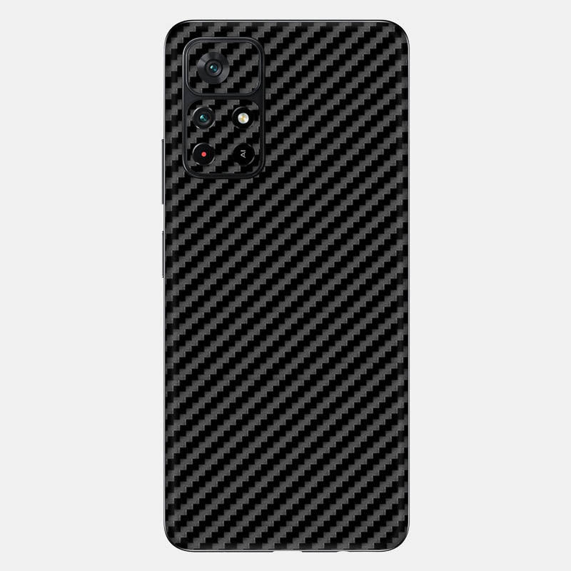 Carbon Fibre Black Glass Back