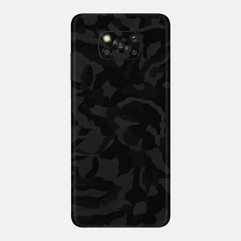 Black Camo Full Back