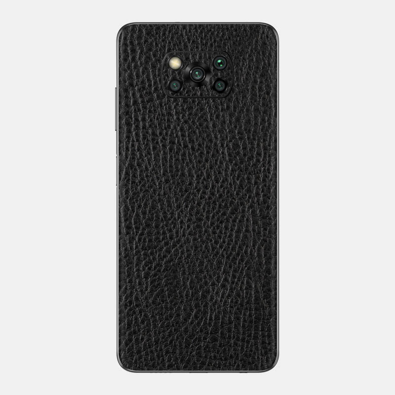 Black Leather Glass Back