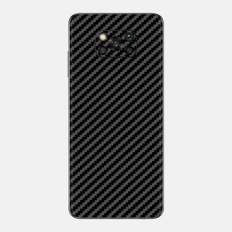 Carbon Fibre Black Glass Back