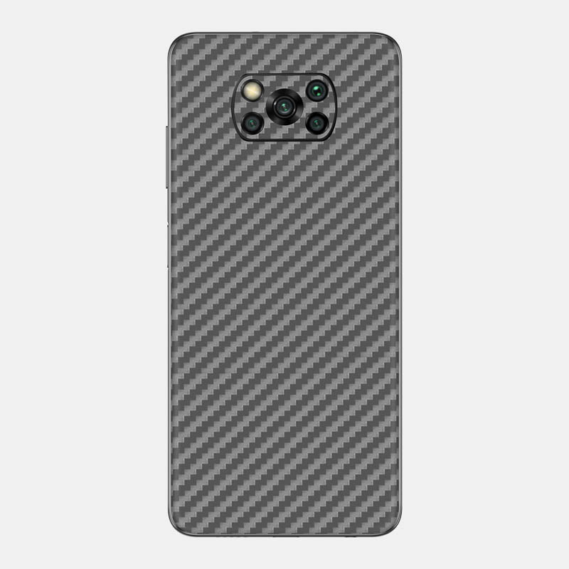 Carbon Fibre Grey Glass Back