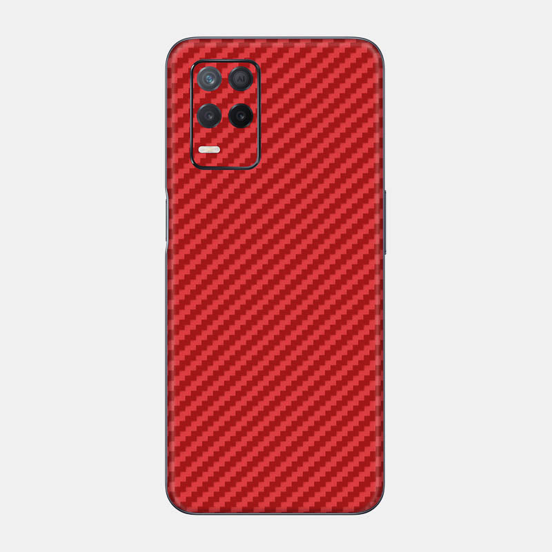 Carbon Fibre Red Glass Back