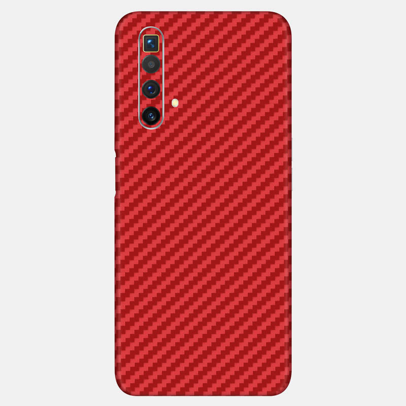 Carbon Fibre Red Full Back