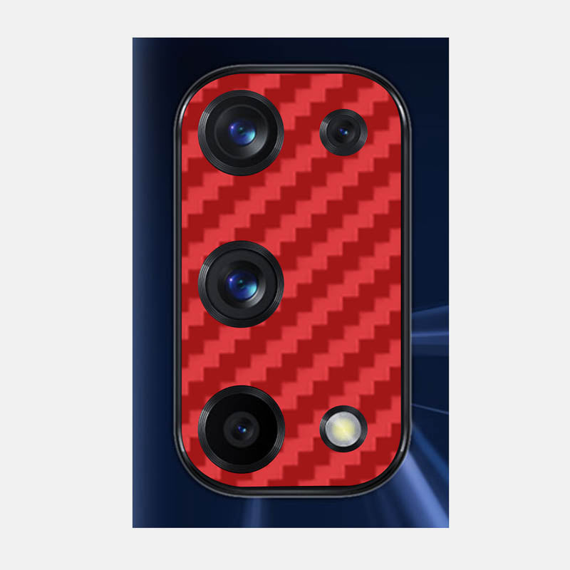 Carbon Fibre Red Pack of 2