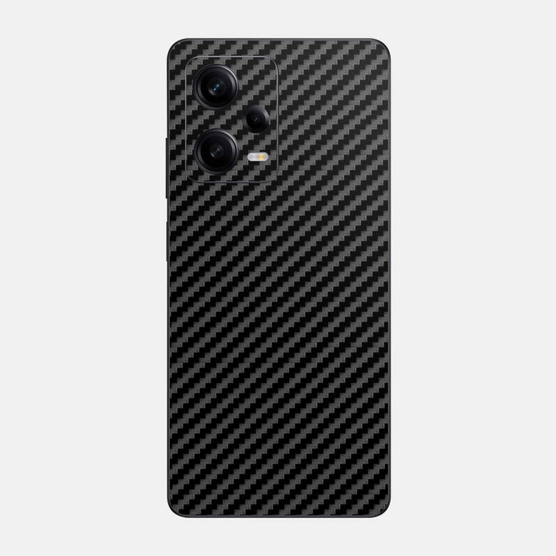 Carbon Fibre Black Glass Back