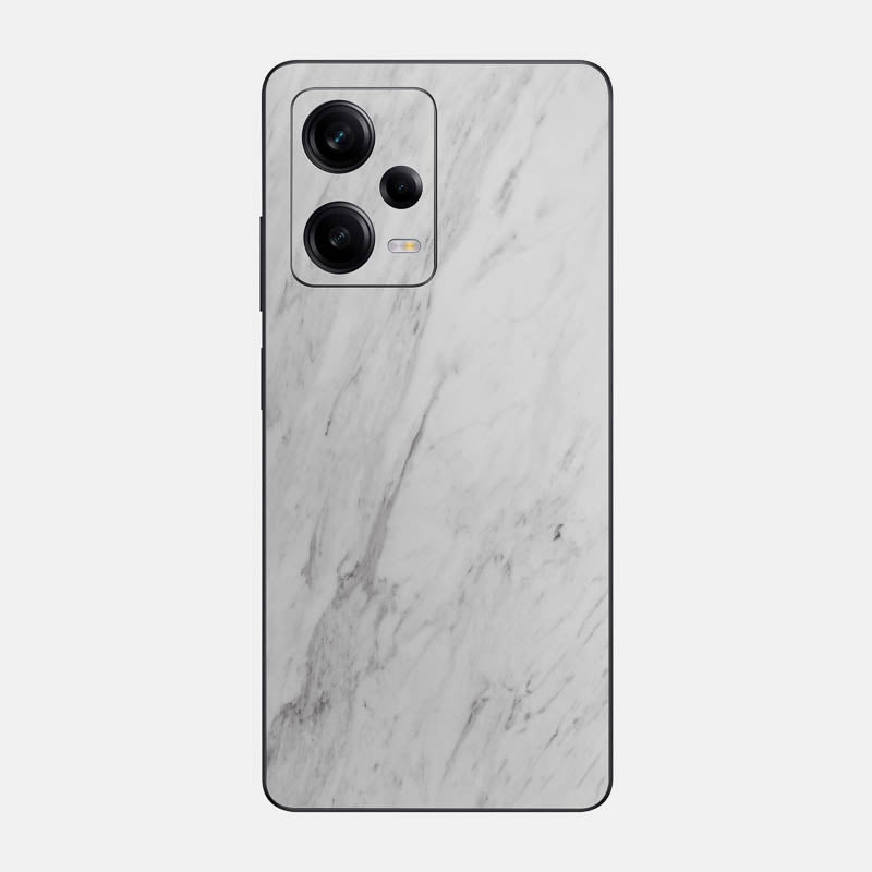 White Marble Glass Back