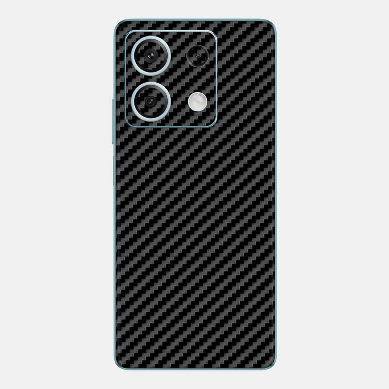 Carbon Fibre Black Glass Back