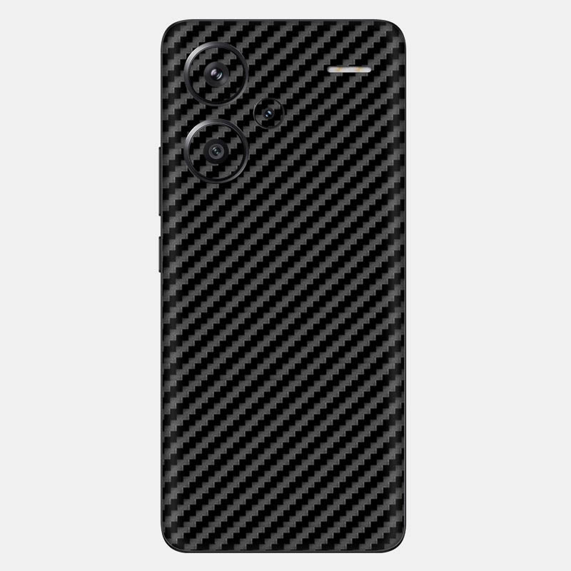 Carbon Fibre Black Glass Back