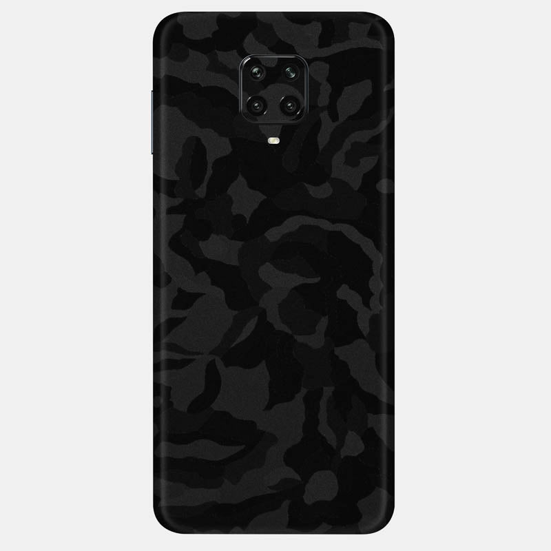 Black Camo Full Back