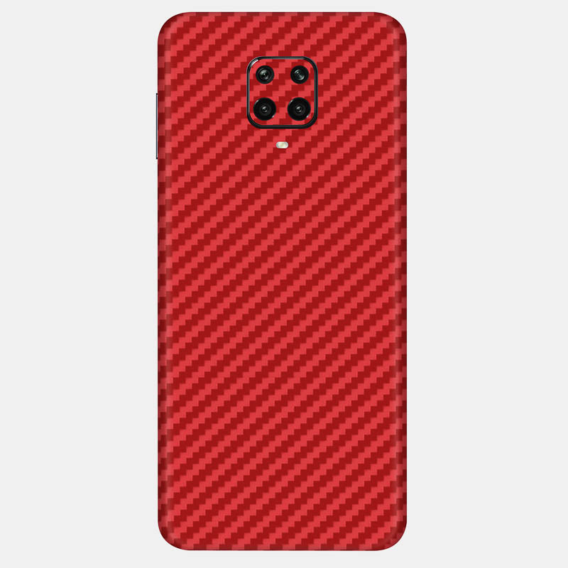 Carbon Fibre Red Full Back