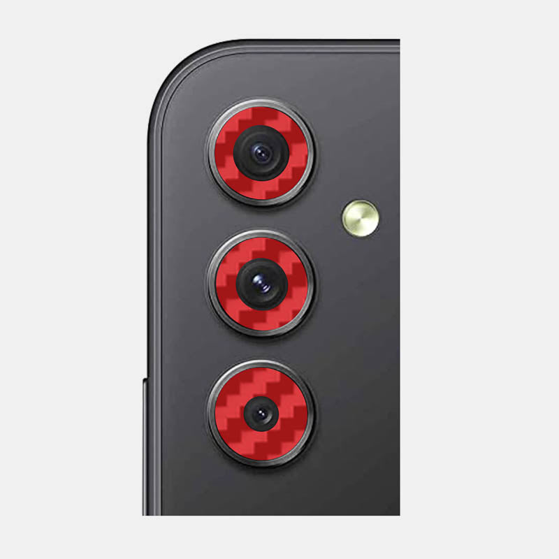 Pack of 2 Carbon Fibre Red