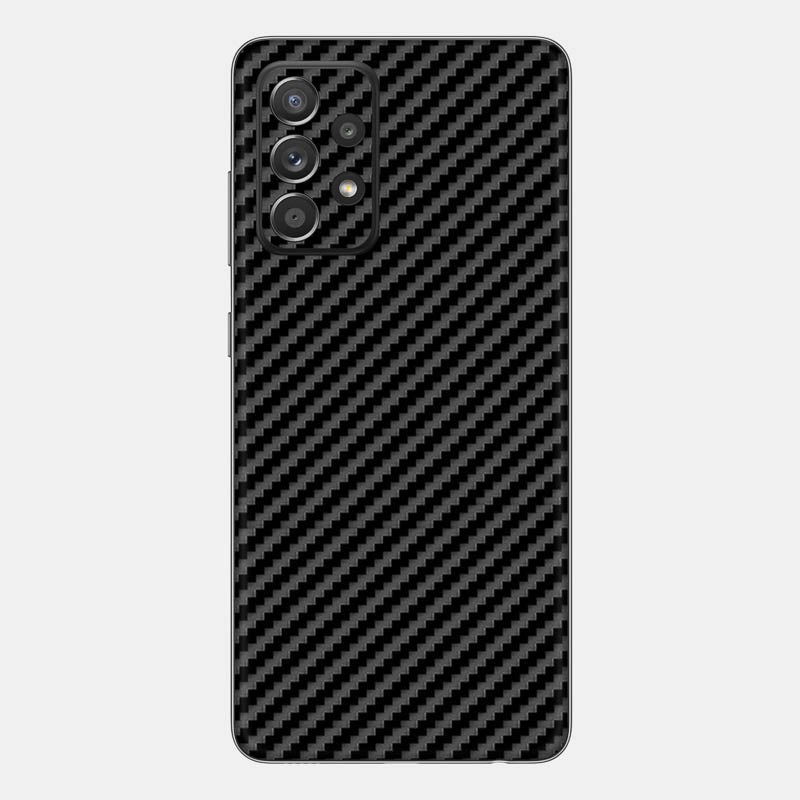 Carbon Fibre Black Glass Back