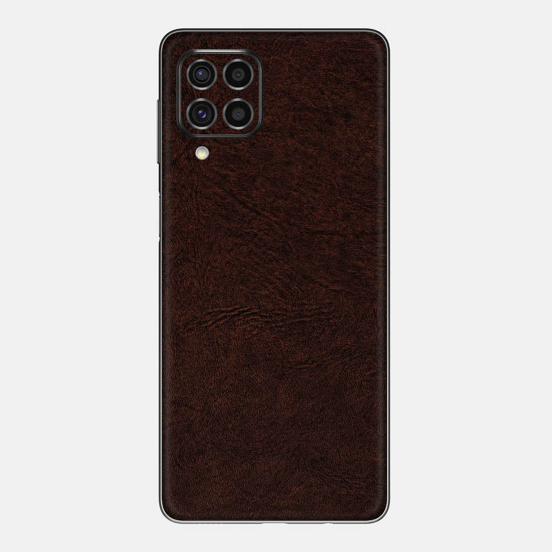 Brown Leather Glass Back