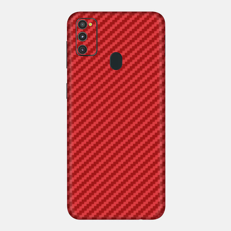 Carbon Fibre Red Full Back