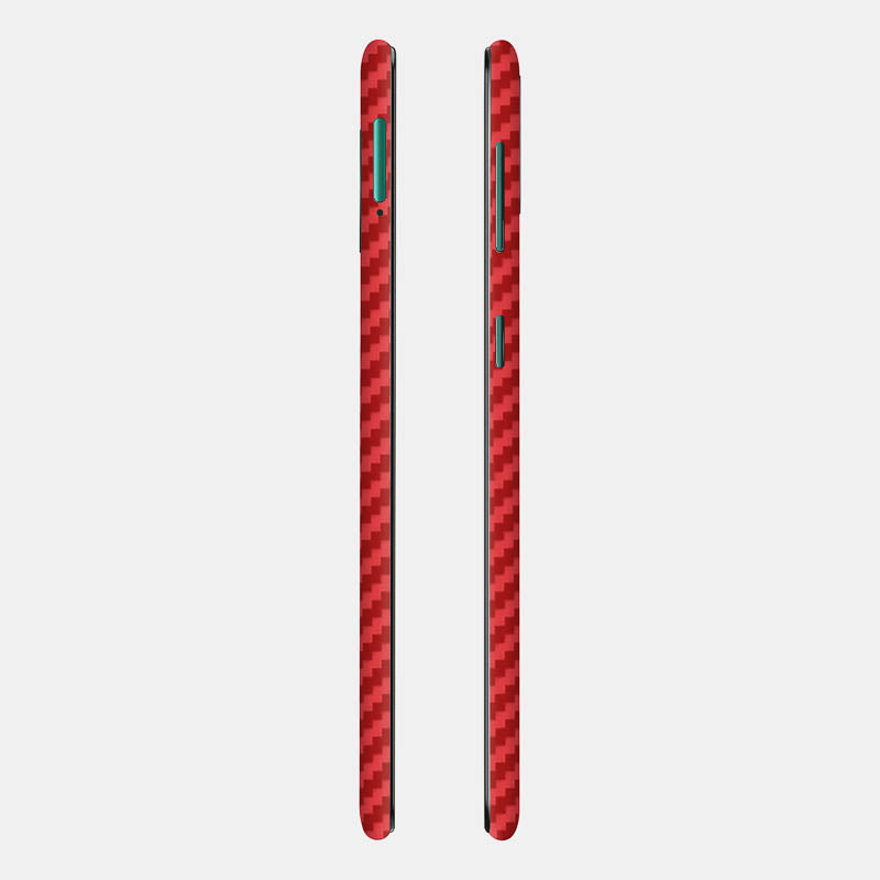 Carbon Fibre Red Full Back