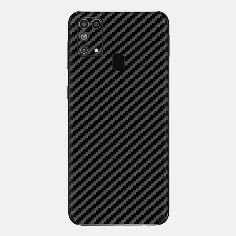 Carbon Fibre Black Glass Back