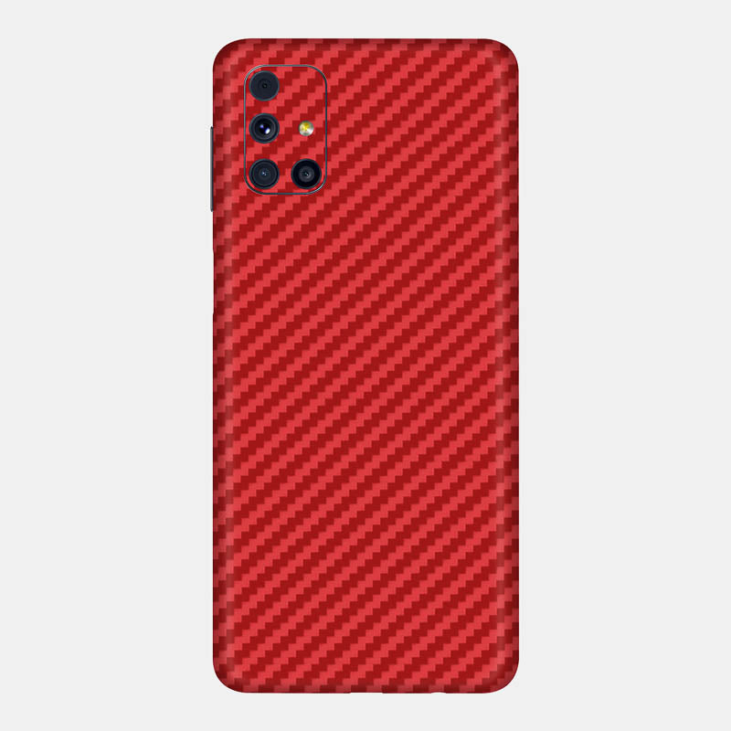 Carbon Fibre Red Full Back