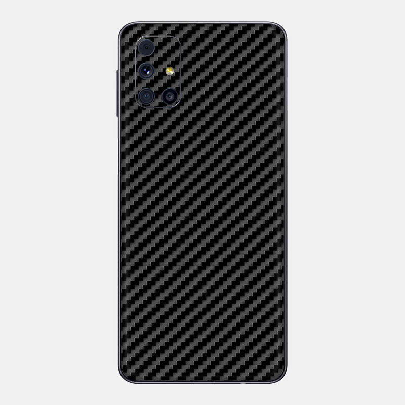 Carbon Fibre Black Glass Back