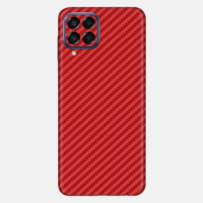 Carbon Fibre Red Full Back