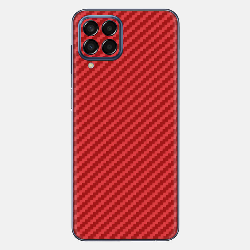 Carbon Fibre Red Glass Back